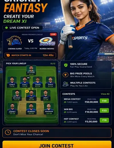34bet (34 bet) fantasy cricket & matchday visual 3